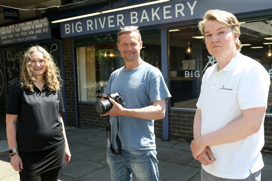 TV star gives Newcastle bakery the lead role in a new photography project