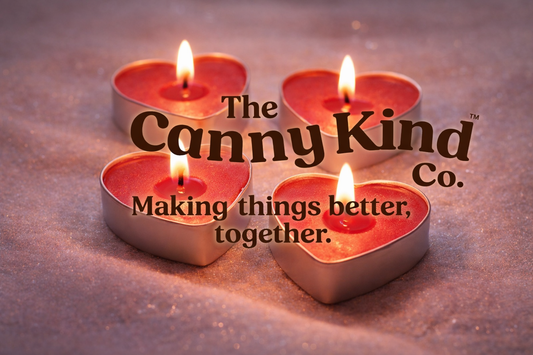 The Canny Kind Co - Red Heart Shaped Tea Lights (ADD ON PRODUCT ONLY)