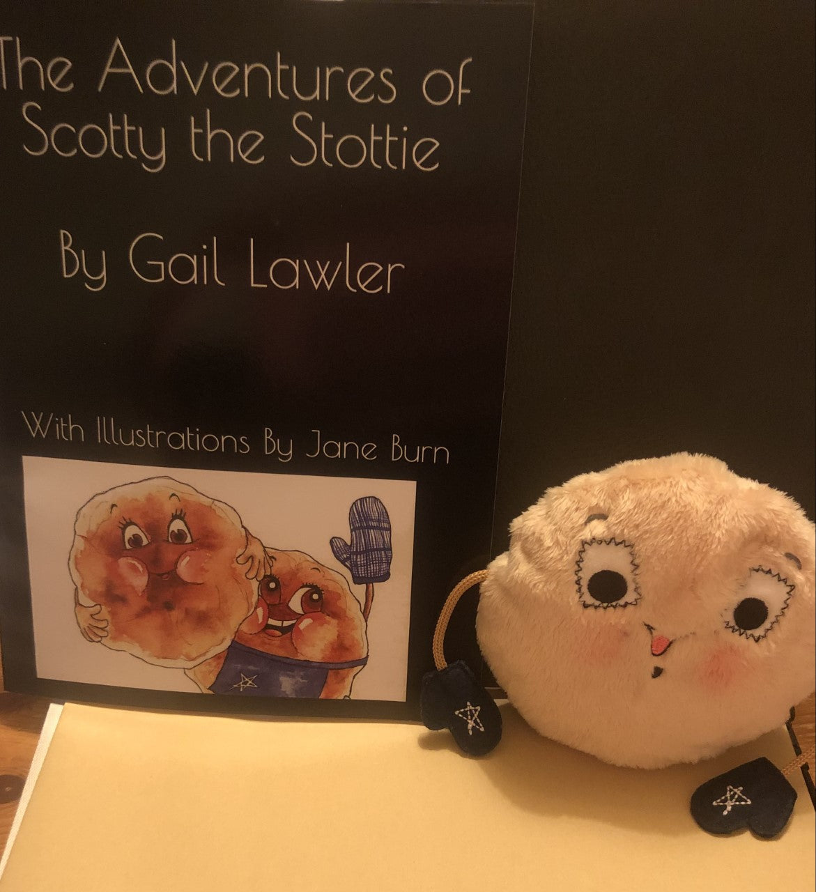 Scotty the Stottie toy & book